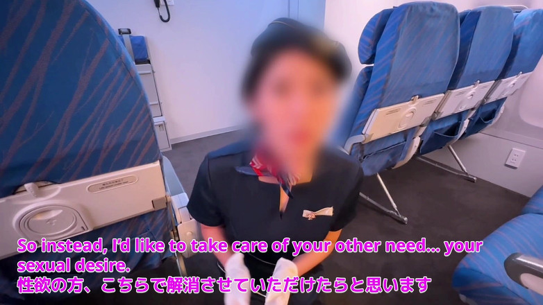 marutahub: 【caのご奉仕セックス】食事の代わりに提供された客室乗務員のフェラ・中出しまんこ