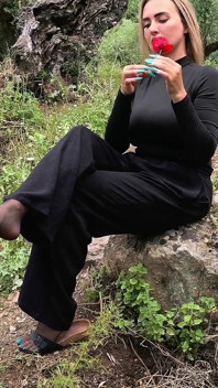 Birkenstock & Nylons all'aperto