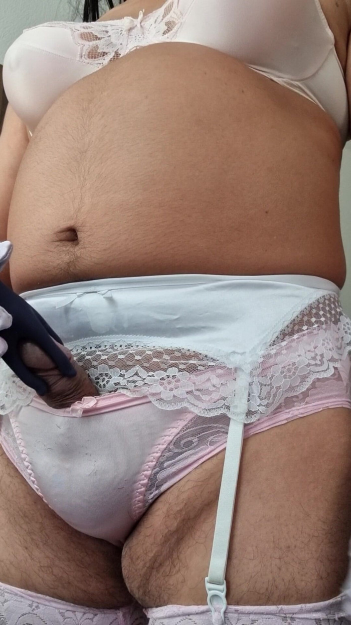 My panties: Eyaculacion Sin Manos Totalmente Exitado En Mi Lenceria Rosa De...