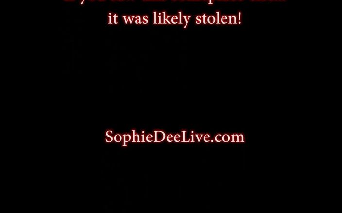 Sophie Dee: Sophie Dee phơi nhiễm đầy đủ ở phía trước