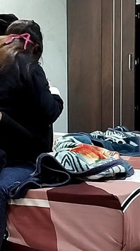 Une patronne telugu avec une locataire, sexe hardcore