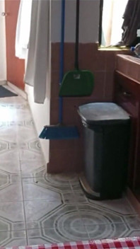 Mother-in-law Films Herself in the Kitchen and Shows Her Breasts