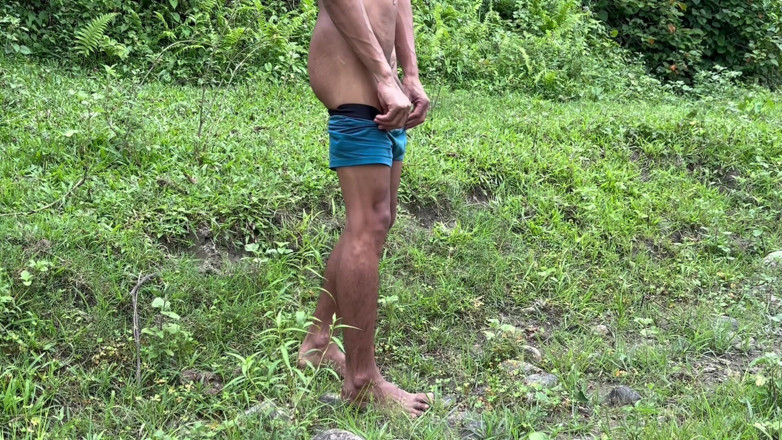 LonlyBoy: Nude Fun in Public Place Indian Young Boy