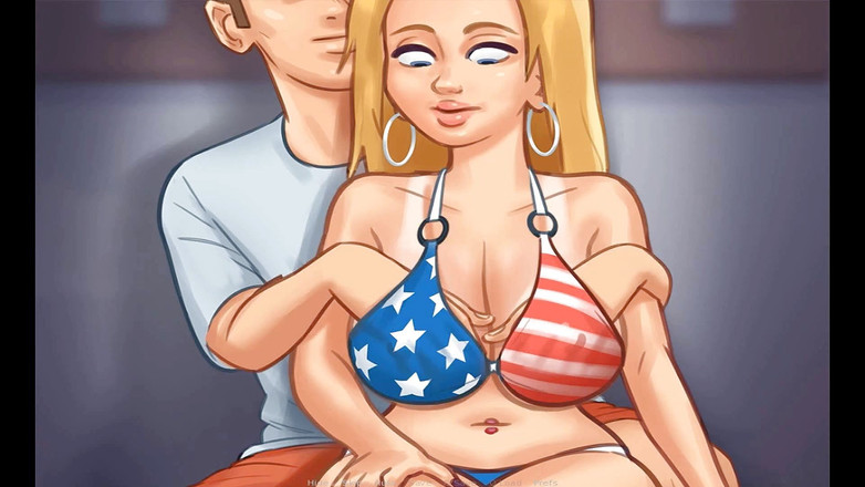 Hentai World: Kisah musim panas - pijat toket di pantai pacarku