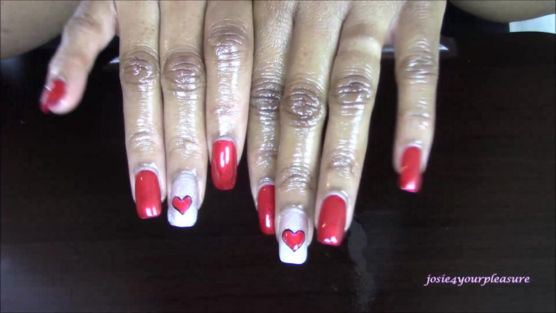 Josie4yourpleasure: Engrasando mis manos: uñas del día de San Valentín