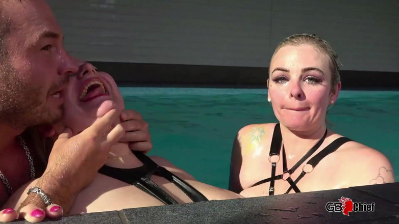 GangBang-Dream: BBW-gangbang Lucy May &amp; Harleyy Hart Outdoor Creampie Gangbang