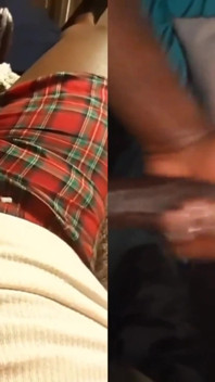 Stroking My BBC Hands Free Cumming Compilation
