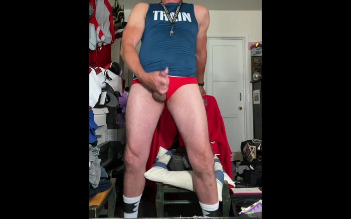 JockDad87: 자지를 훈련시키는 Jockdad87