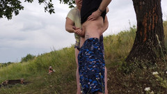 Zona901: Outdoor-masturbation meines schwanzes von einer schlampe im park