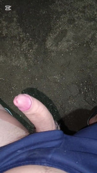 야외에서 밤에 열정, 뜨거운 사정