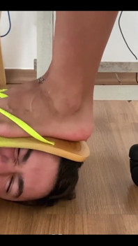 Goddess Kiffa - Face Footstool Slave Under Table