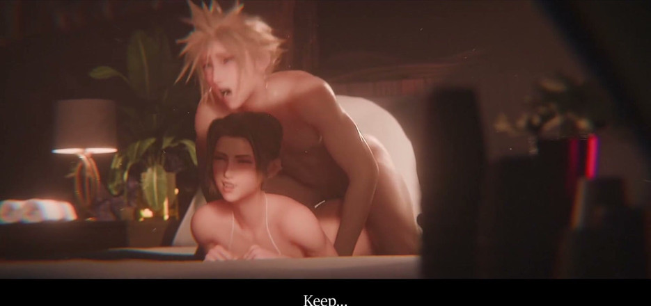 PixelAftDark: Aerith X Cloud - dominación de la casa de playa