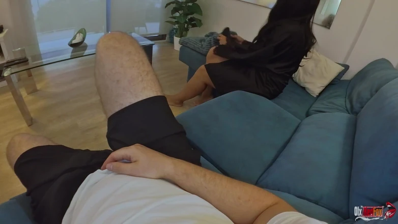 OlxRedFox: Stepmother Comes and Lies Down to Her Stepson Without Panties