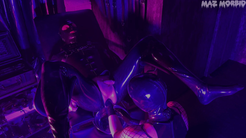 KinkyFemdomTV: Подвійний анальний фістинг 4k ft латексна господиня богиня x maz morbid