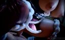 The fox 3D: Valorant Sage în ținută de Crăciun, futai cu țâțe și șarjă de spermă de la...