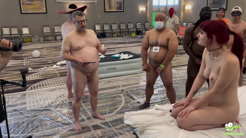 TadpolexStudio: El Gangbang De Sanguine Rose Grabó Gonzo En Primer Plano...