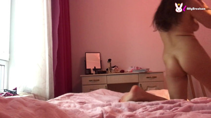 Ally Breelsen: Juicy minx sexy dances, fondles herself with oil and fingering...