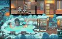 Cumming Gaming: Горячая источник Yukiya ~ Воды детерминутности, хентай игра эпизод 2 оргия с обменом женами, чтобы сделать их беременными!