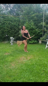 Me Just Being an Idiot Again!! Flying My Broom