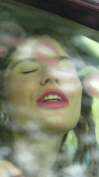 Naughty girl pink lipstick marks