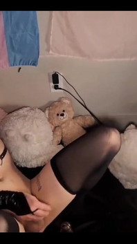 Only Time I Get to Stroke My Girl Cock off Is Watching Goddess 's Brainmelt Clips with Me in Them