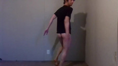 Trying Clothes; Playing, Dressing and Undressing - Black Compression Shirt Pt 8 thumbnail