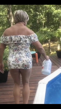 A Little Skit Around the Pool