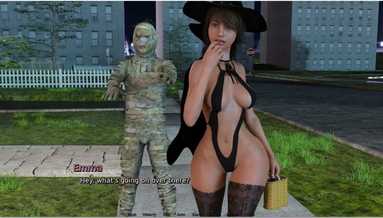 XXX Games Bunk: Laura Lustful Secret - Joc de roluri - Povești de Halloween partea 1 -...