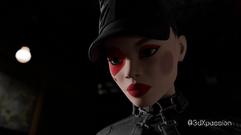 3dxpassion-transgender: Vr nexus-3 ashfall - transeksüel avcısı Taryn mahvolmuş abd sığınağında ödülünü alıyor