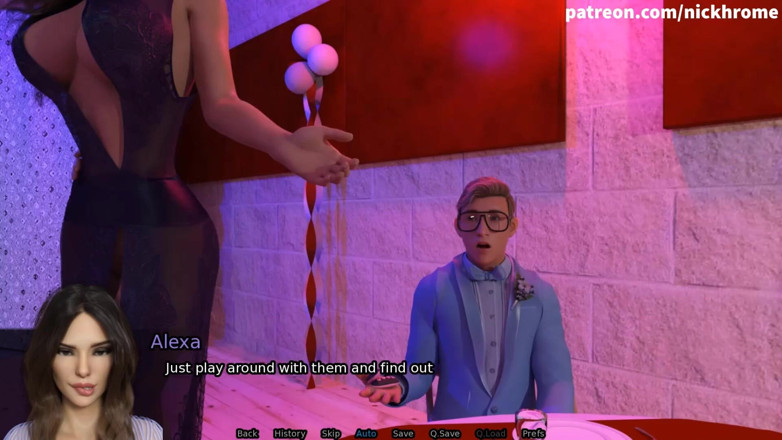 Visual Novels: SexBot 90 - awek berseronok di parti