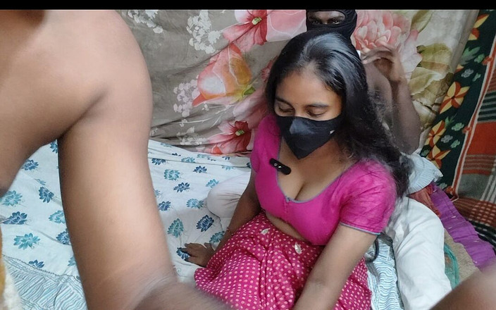 Mandadum: デシ・バービーが家で二人の少年に快楽のために犯される。ハードコアなミッションaryセックスの後、プッシーブレイク。