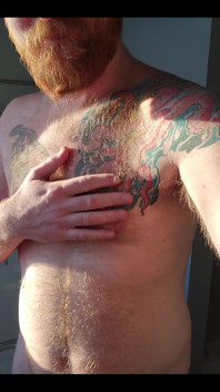 Ginger Fur in the Morning