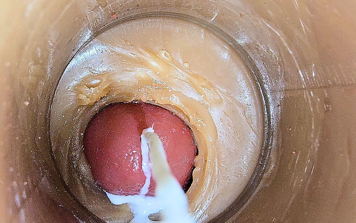 Creme sperm: Pancutan super dalam lubang Asmr kamera dalaman yang sangat baik 4K