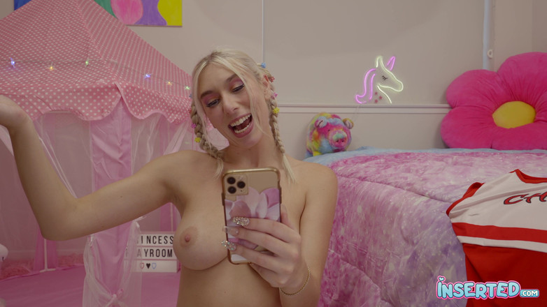 Inserted: Kay Puts the Lotion on Her Skin
