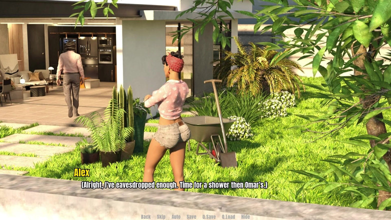 LustSaga: La casa della nonna 4 - Aiko fà ad Alex un massaggio...