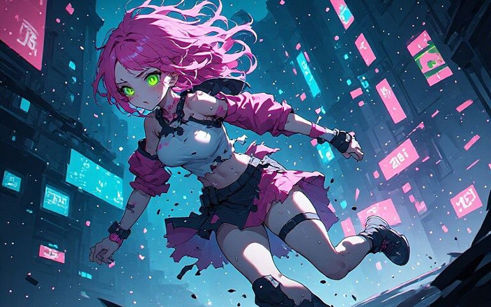 Cyber punk: Future Woman Relaxing Music #001
