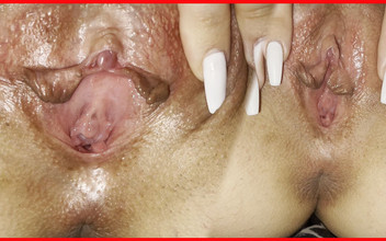 Erect Dick: Melancap dengan jari dan seks dengan remaja 18 tahun sangat dekat!...