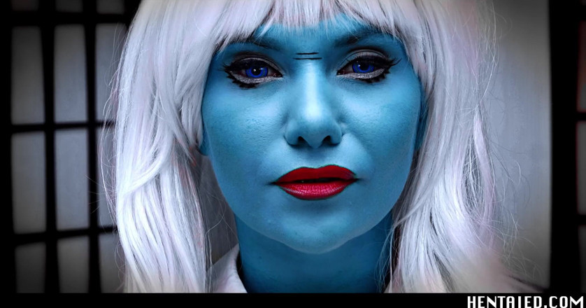 Hentaied: Real life hentai - JOI - Hot blue alien squirt and masturbate