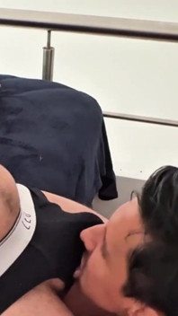 Throatfuck Humiliation for the Cuck Snorting Cock