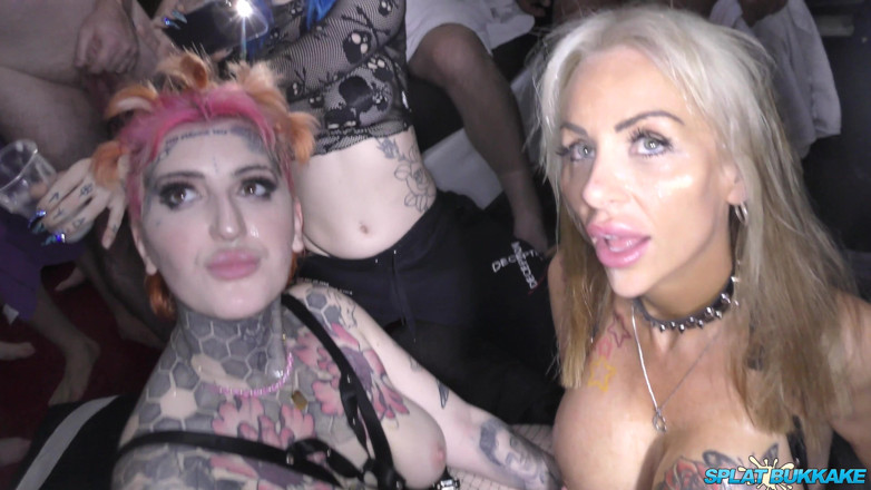Gangbang team: Dvě prsaté děvky ze Spojeného království, které mají skvělý čas s...