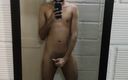 Camilo Brown: Jerking off in front of the mirror