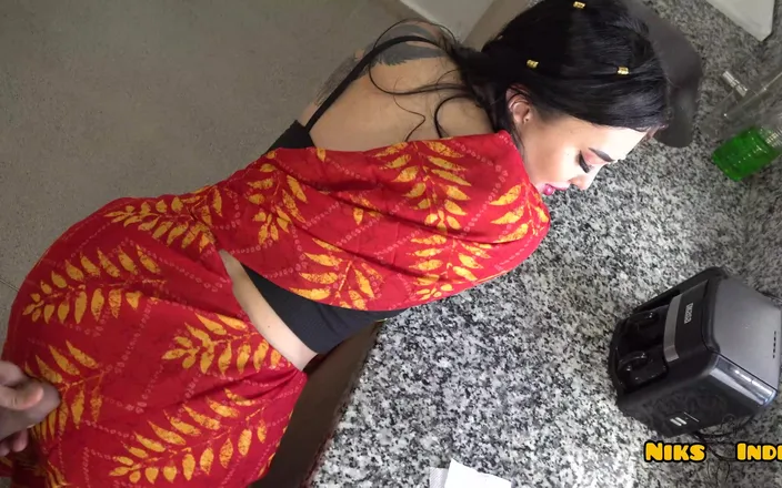 Niks Indian: Shy Big Boobs MILF Bhabhi Fucked Hard by Devar