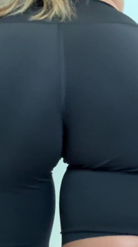 Big Ass Spanking in Lululemon Yoga Shorts After Workout