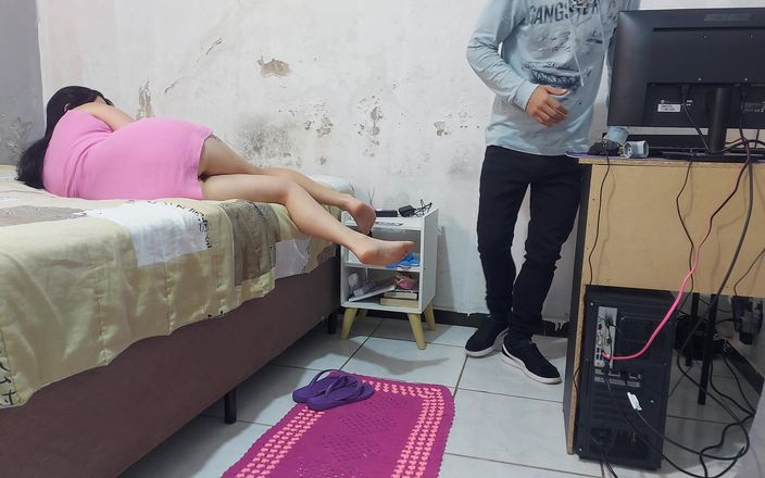 Kasallpimenta: Lonely Housewife Can't Resist the Internet Technician and Makes Her...