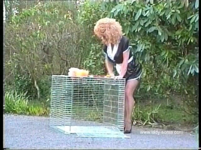 Lady Sonia: Young French Maid Outdoors