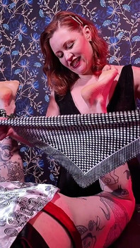 Inanna Justice - Scarves, Tickles, Gagged and Blindfoled - Silk Bonage Part 3