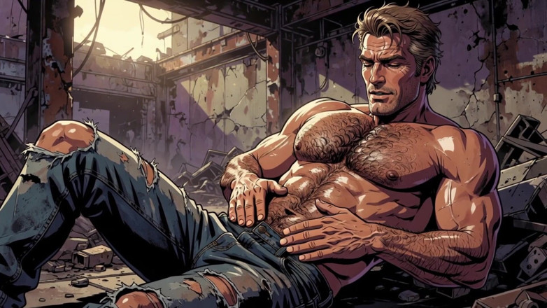 Erotic Man: baalon vaali chest men enimeshan