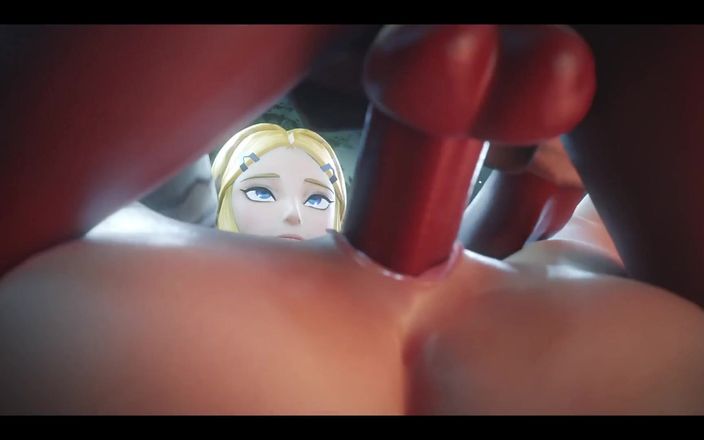 Velvixian 3D: Принцессу Zelda трахнул Бокоблин