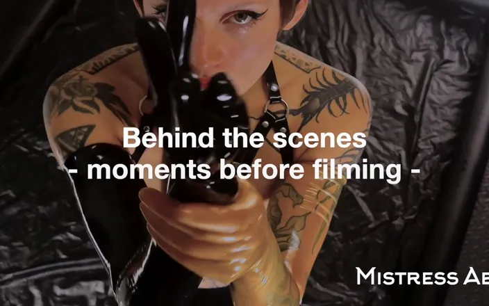 MistressAe: Behind the Scenes Ass Shaving and Quick Double Anal Fisting...