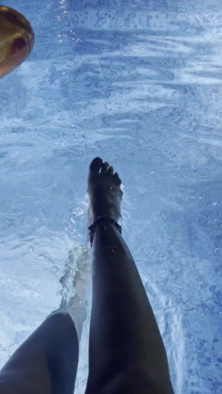 SassyTiff: Feet in the water